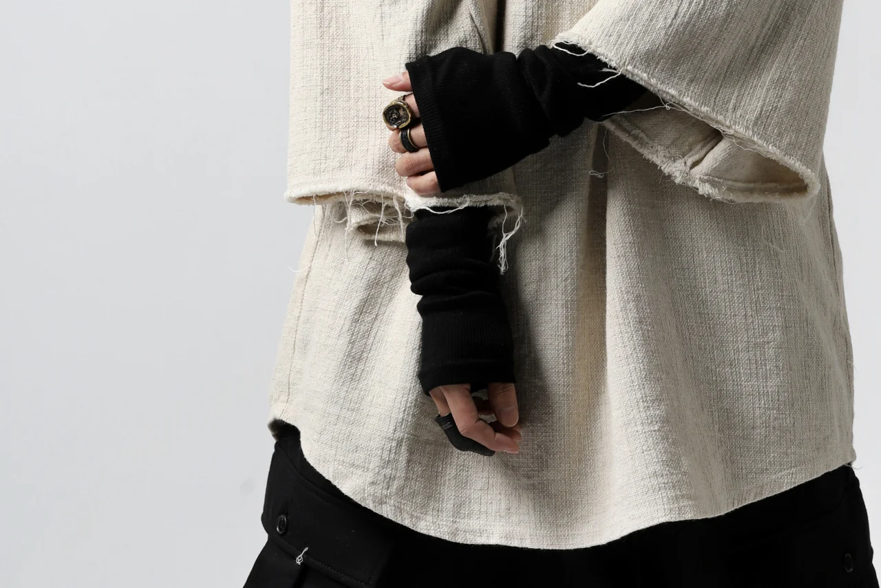 ISAMU KATAYAMA BACKLASH PULLOVER SHIRT / PRIPERA WOVEN (BEIGE) - Image 37