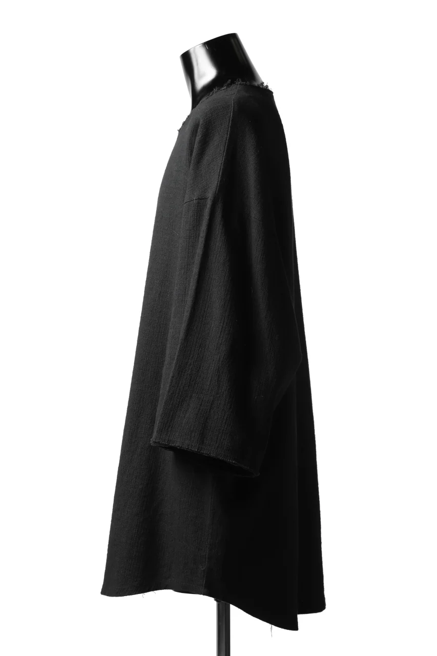ISAMU KATAYAMA BACKLASH PULLOVER SHIRT / PRIPERA WOVEN (BLACK) - Image 10