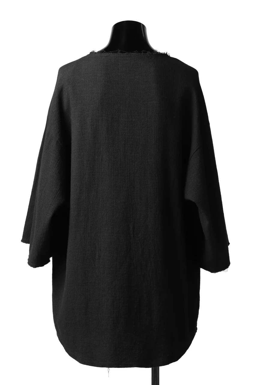ISAMU KATAYAMA BACKLASH PULLOVER SHIRT / PRIPERA WOVEN (BLACK) - Image 11