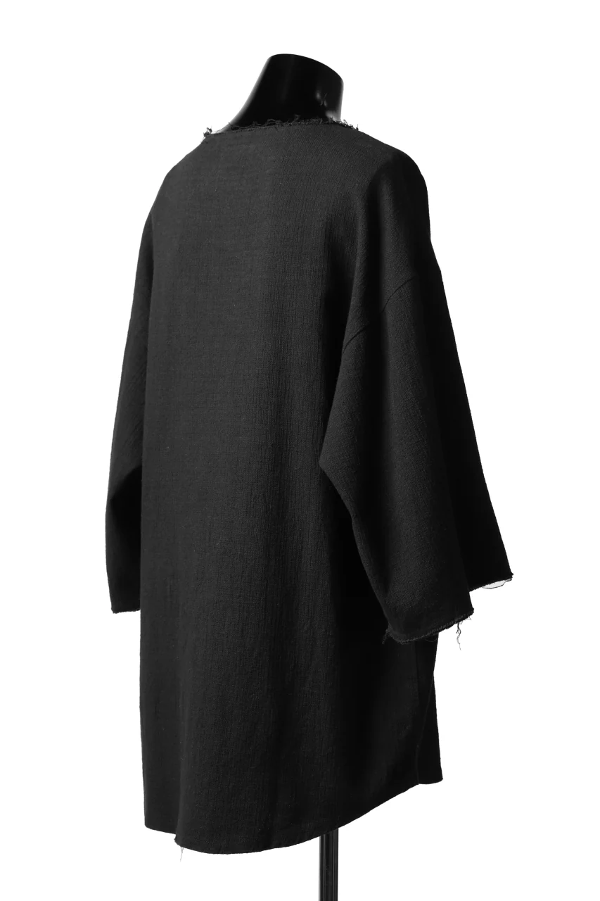 ISAMU KATAYAMA BACKLASH PULLOVER SHIRT / PRIPERA WOVEN (BLACK) - Image 12