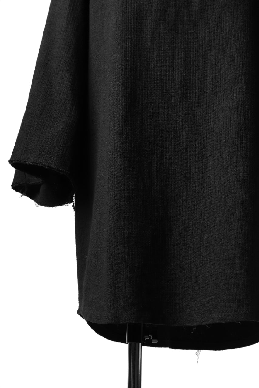 ISAMU KATAYAMA BACKLASH PULLOVER SHIRT / PRIPERA WOVEN (BLACK) - Image 15