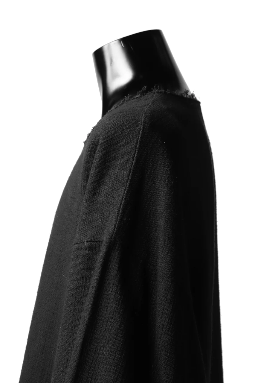 ISAMU KATAYAMA BACKLASH PULLOVER SHIRT / PRIPERA WOVEN (BLACK) - Image 17