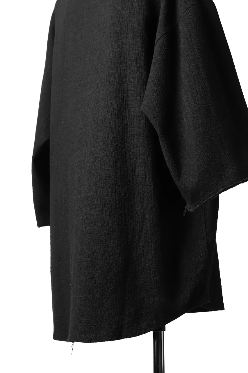 ISAMU KATAYAMA BACKLASH PULLOVER SHIRT / PRIPERA WOVEN (BLACK) - Image 21