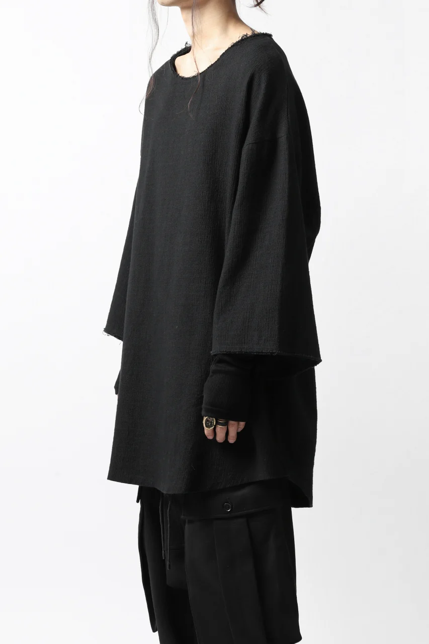 ISAMU KATAYAMA BACKLASH PULLOVER SHIRT / PRIPERA WOVEN (BLACK) - Image 22