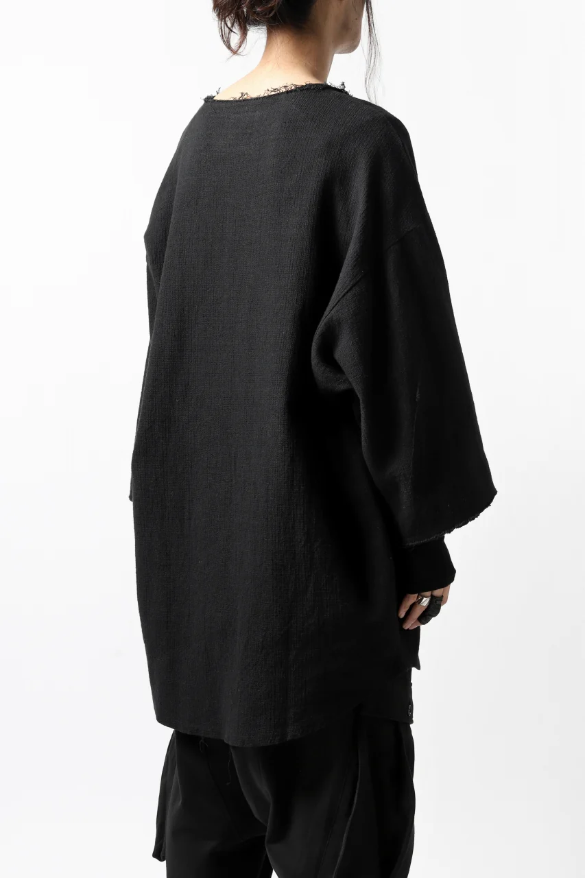 ISAMU KATAYAMA BACKLASH PULLOVER SHIRT / PRIPERA WOVEN (BLACK) - Image 23