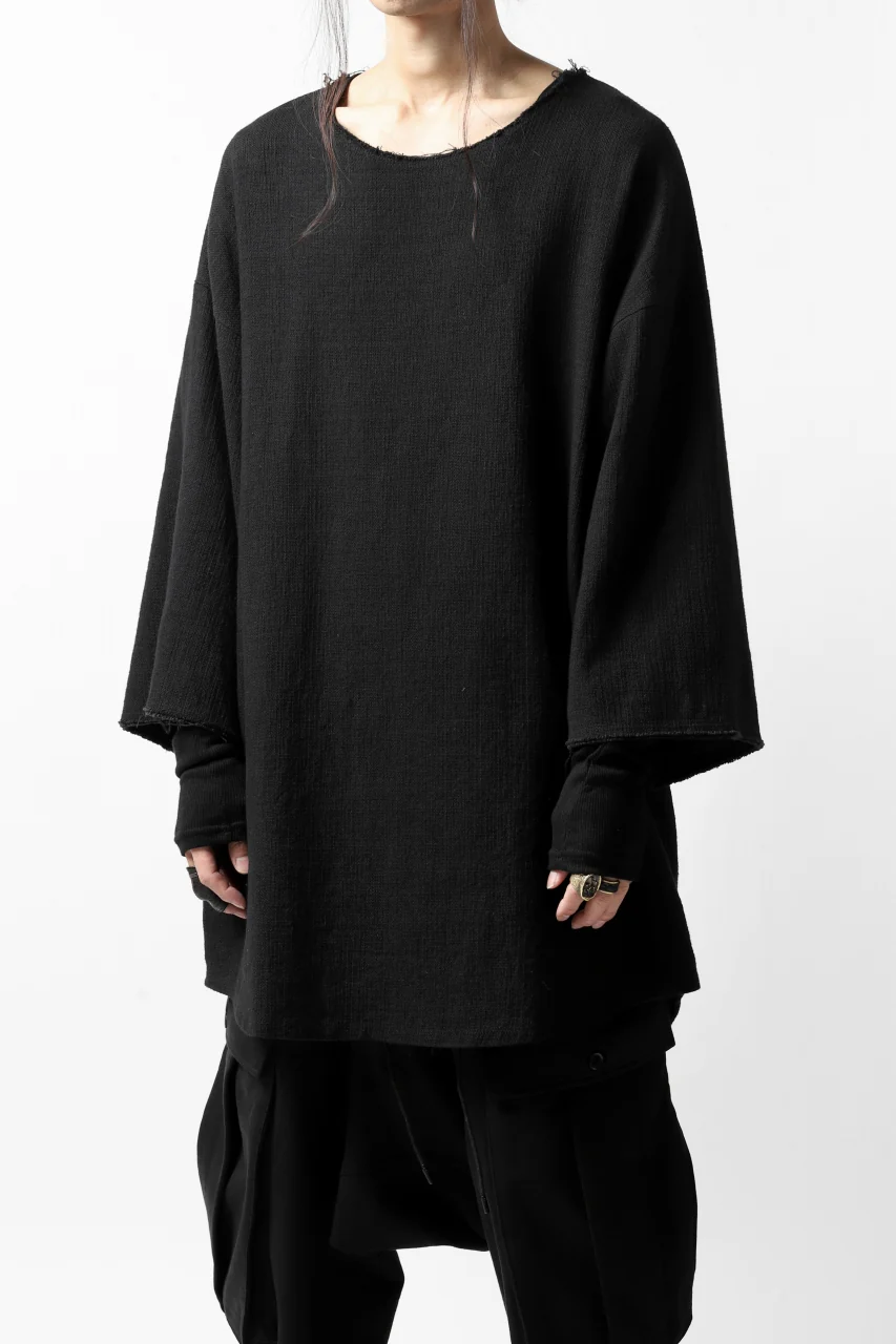 ISAMU KATAYAMA BACKLASH PULLOVER SHIRT / PRIPERA WOVEN (BLACK) - Image 26