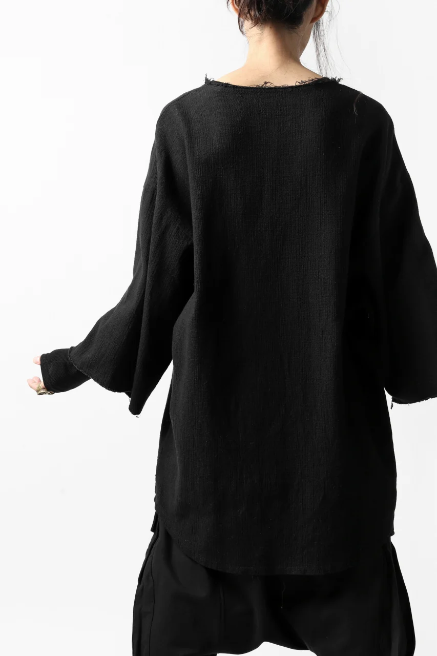 ISAMU KATAYAMA BACKLASH PULLOVER SHIRT / PRIPERA WOVEN (BLACK) - Image 27