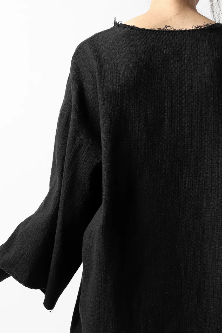 ISAMU KATAYAMA BACKLASH PULLOVER SHIRT / PRIPERA WOVEN (BLACK) - Image 31