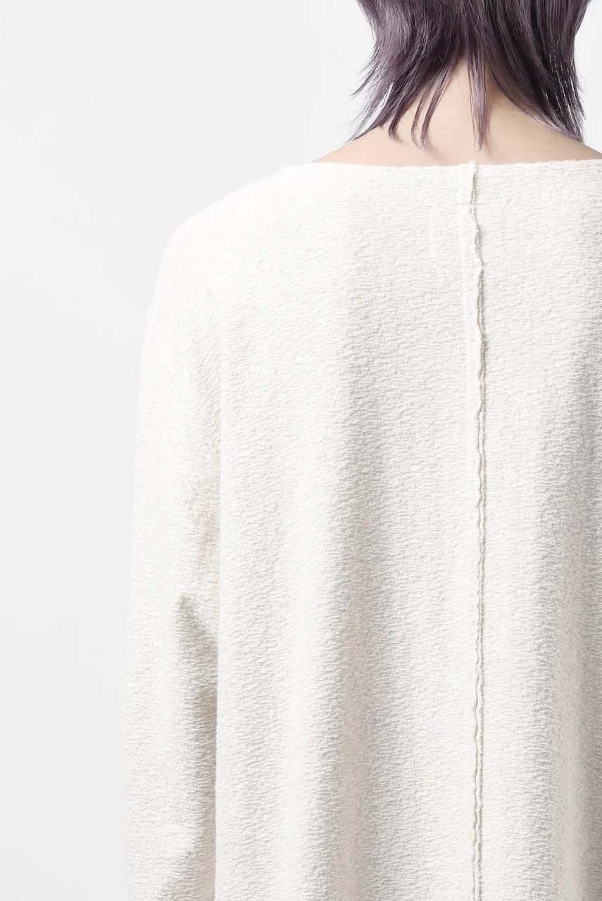 ISAMU KATAYAMA BACKLASH RANDOM PILE FABRIC L/S RELAXY TOPS (BEIGE) - Image 27