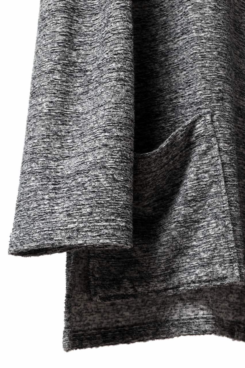ISAMU KATAYAMA BACKLASH RANDOM PILE FABRIC L/S RELAXY TOPS (GREY) - Image 8