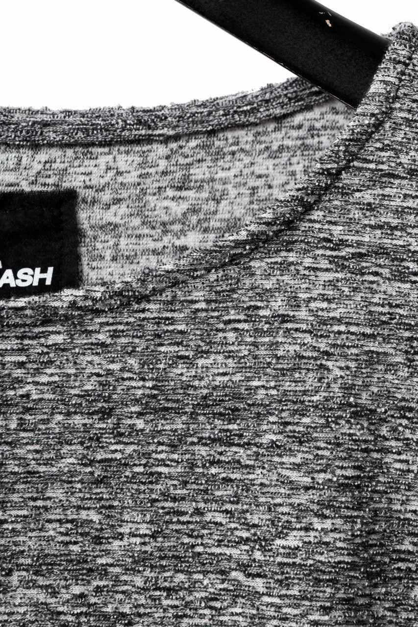 ISAMU KATAYAMA BACKLASH RANDOM PILE FABRIC L/S RELAXY TOPS (GREY) - Image 9