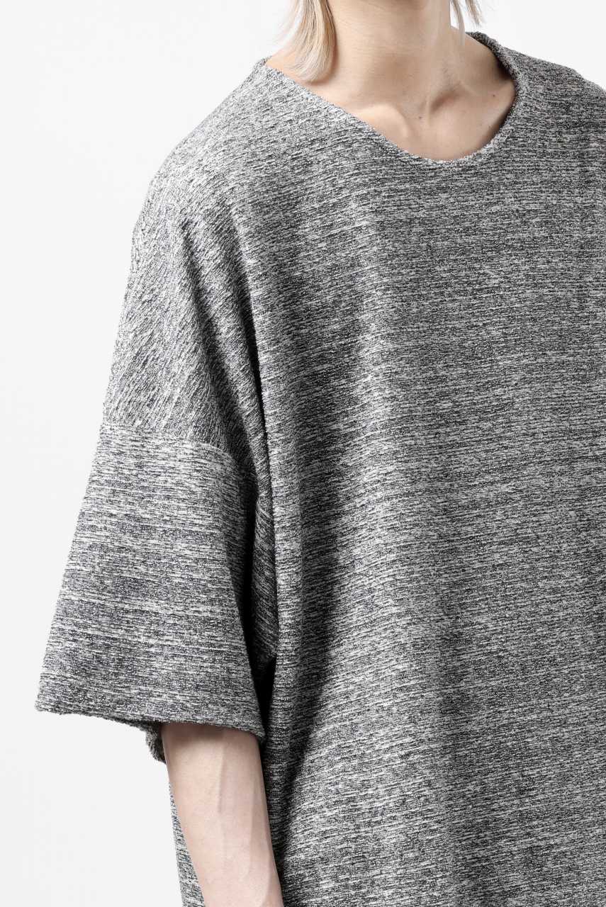 ISAMU KATAYAMA BACKLASH RANDOM PILE FABRIC S/S LOOSEY TOPS (GREY) - Image 23