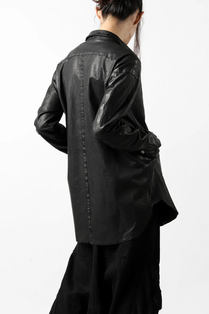 ISAMU KATAYAMA BACKLASH RELAXY LEATHER SHIRT-JACKET / ITALY SHOULDER 0.6mm - Image 36