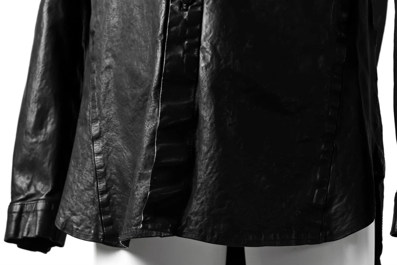 ISAMU KATAYAMA BACKLASH RELAXY LEATHER SHIRT-JACKET / ITALY SHOULDER 0.6mm - Image 49