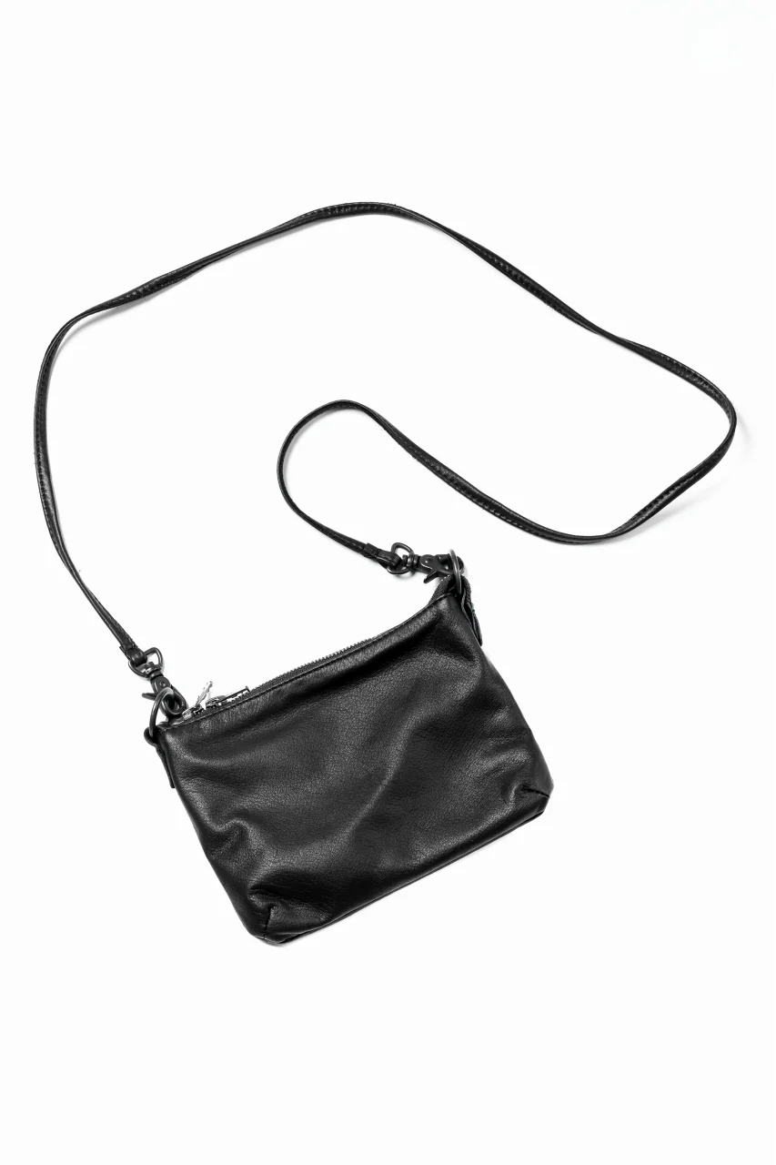 ISAMU KATAYAMA BACKLASH SACOCHE BAG / WASHABLE STEER (BLACK) - Image 2