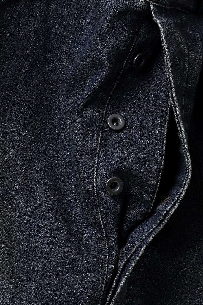 ISAMU KATAYAMA BACKLASH SARROUEL DENIM SHORTS / EXTREME STRETCH DIRTY (INDIGO) - Image 16