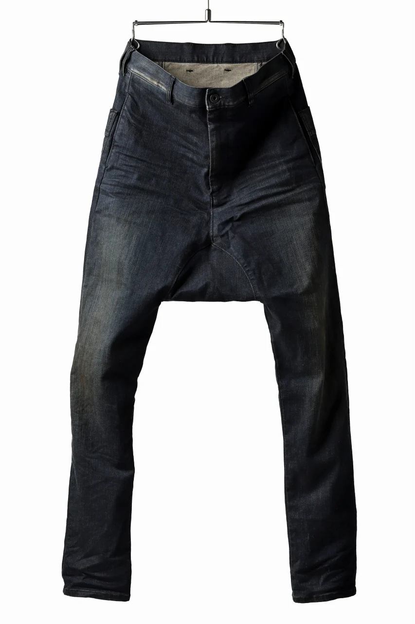 ISAMU KATAYAMA BACKLASH SARROUEL PANTS / HIGH POWER STRETCH DENIM (INDIGO)