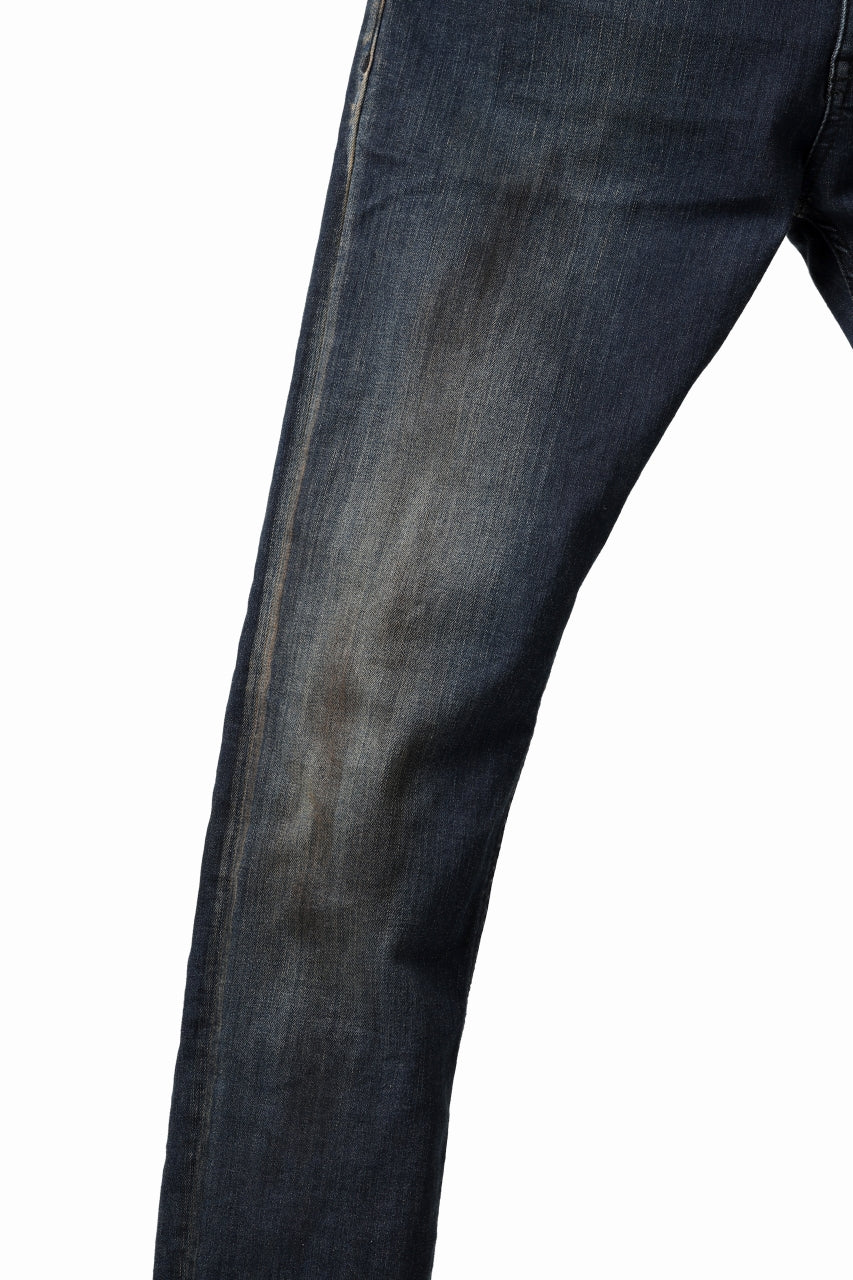 ISAMU KATAYAMA BACKLASH SKINNY DENIM PANTS / EXTREME STRETCH DIRTY (INDIGO) - Image 16