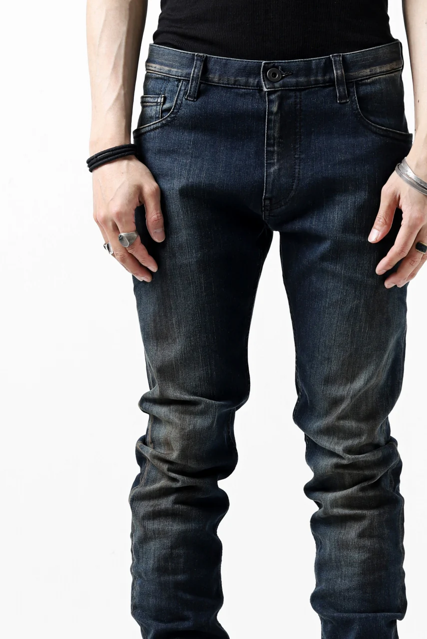 ISAMU KATAYAMA BACKLASH SKINNY DENIM PANTS / EXTREME STRETCH DIRTY (INDIGO) - Image 25