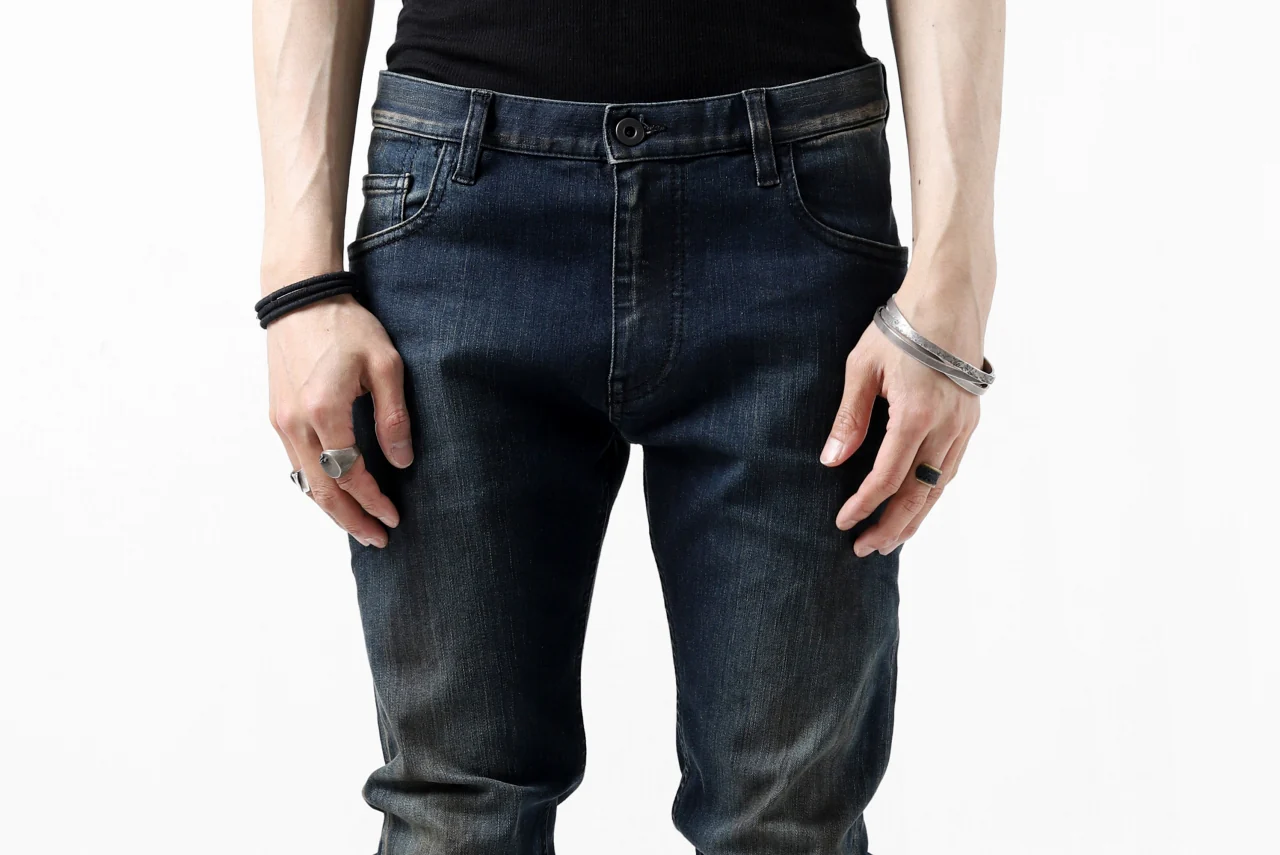 ISAMU KATAYAMA BACKLASH SKINNY DENIM PANTS / EXTREME STRETCH DIRTY (INDIGO) - Image 28