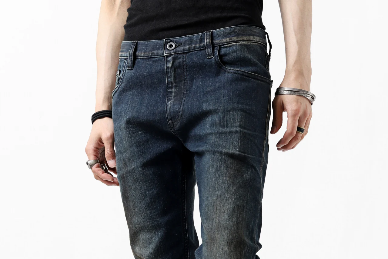 ISAMU KATAYAMA BACKLASH SKINNY DENIM PANTS / EXTREME STRETCH DIRTY (INDIGO) - Image 30