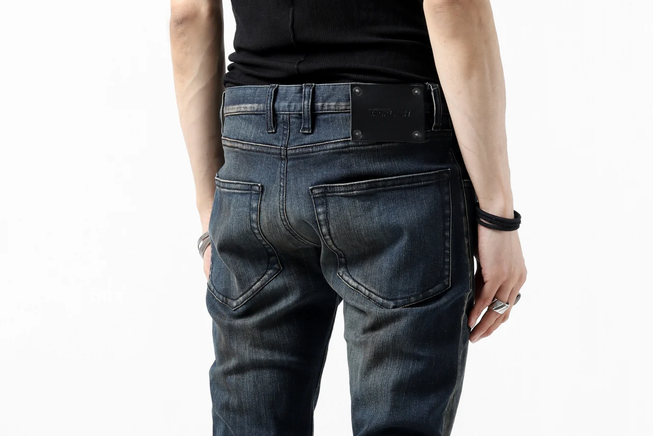 ISAMU KATAYAMA BACKLASH SKINNY DENIM PANTS / EXTREME STRETCH DIRTY (INDIGO) - Image 32