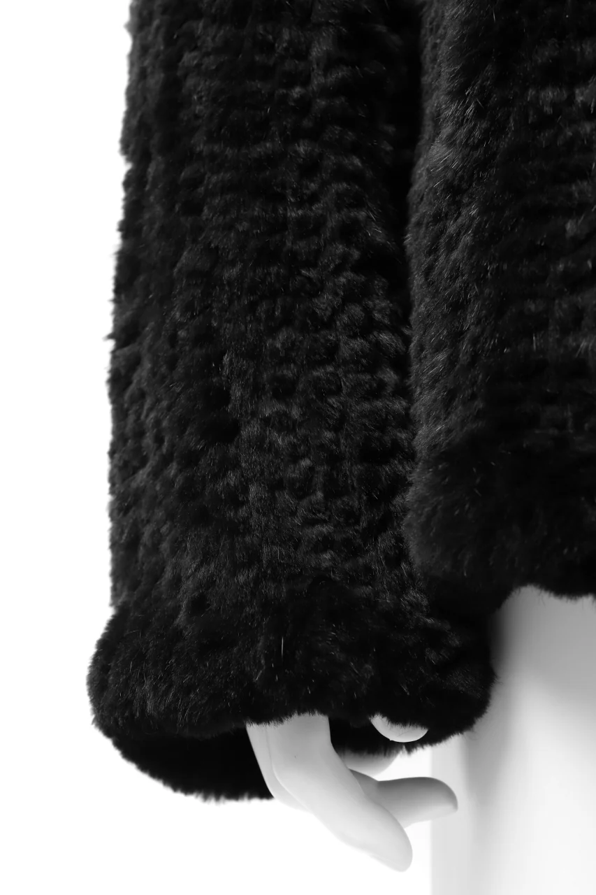 ISAMU KATAYAMA BACKLASH SNAP-HOODIE JACKET / RABBIT-FUR-KNIT - Image 39