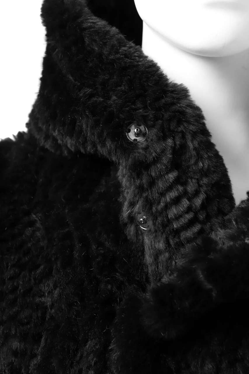 ISAMU KATAYAMA BACKLASH SNAP-HOODIE JACKET / RABBIT-FUR-KNIT - Image 41