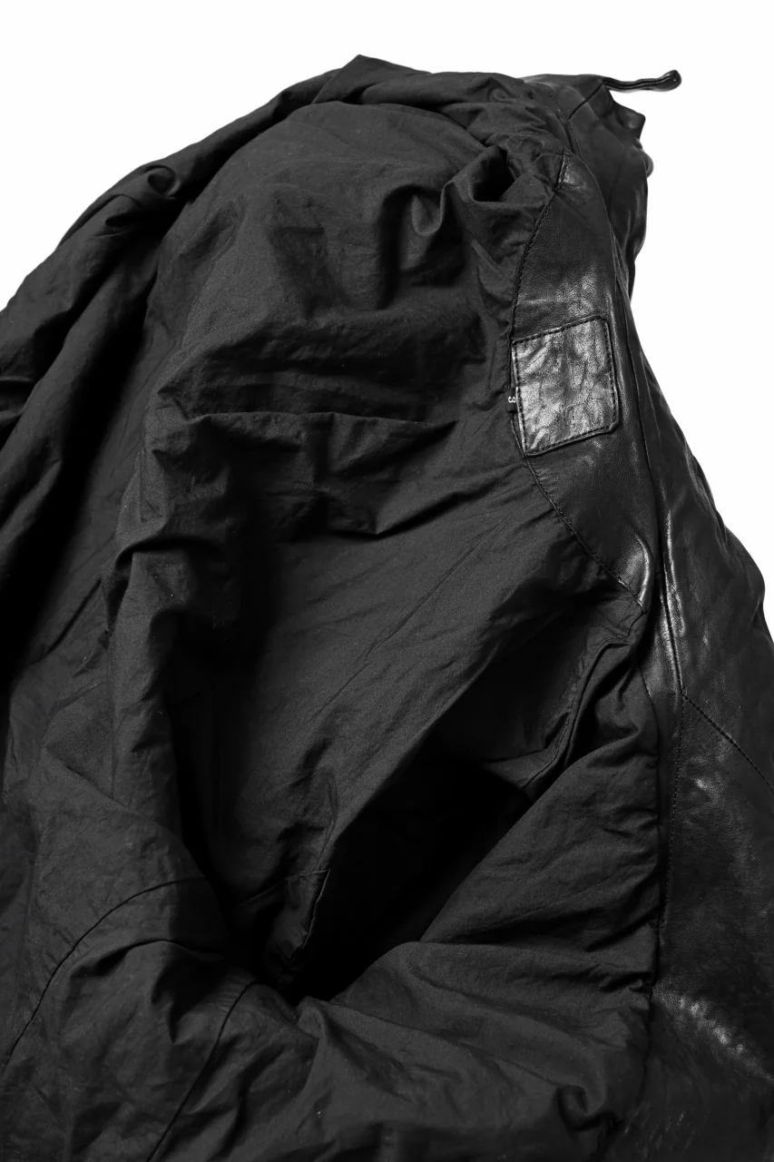 ISAMU KATAYAMA BACKLASH TAILORED JACKET / DOUBLE-SHOULDER OBJECT DYED (BLACK) - Image 39