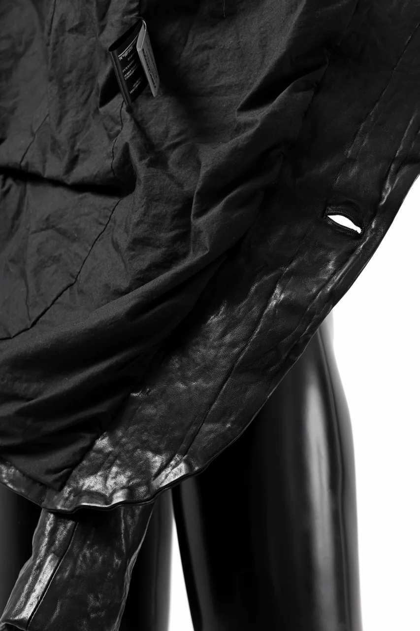 ISAMU KATAYAMA BACKLASH TAILORED JACKET / DOUBLE-SHOULDER OBJECT DYED (BLACK) - Image 40