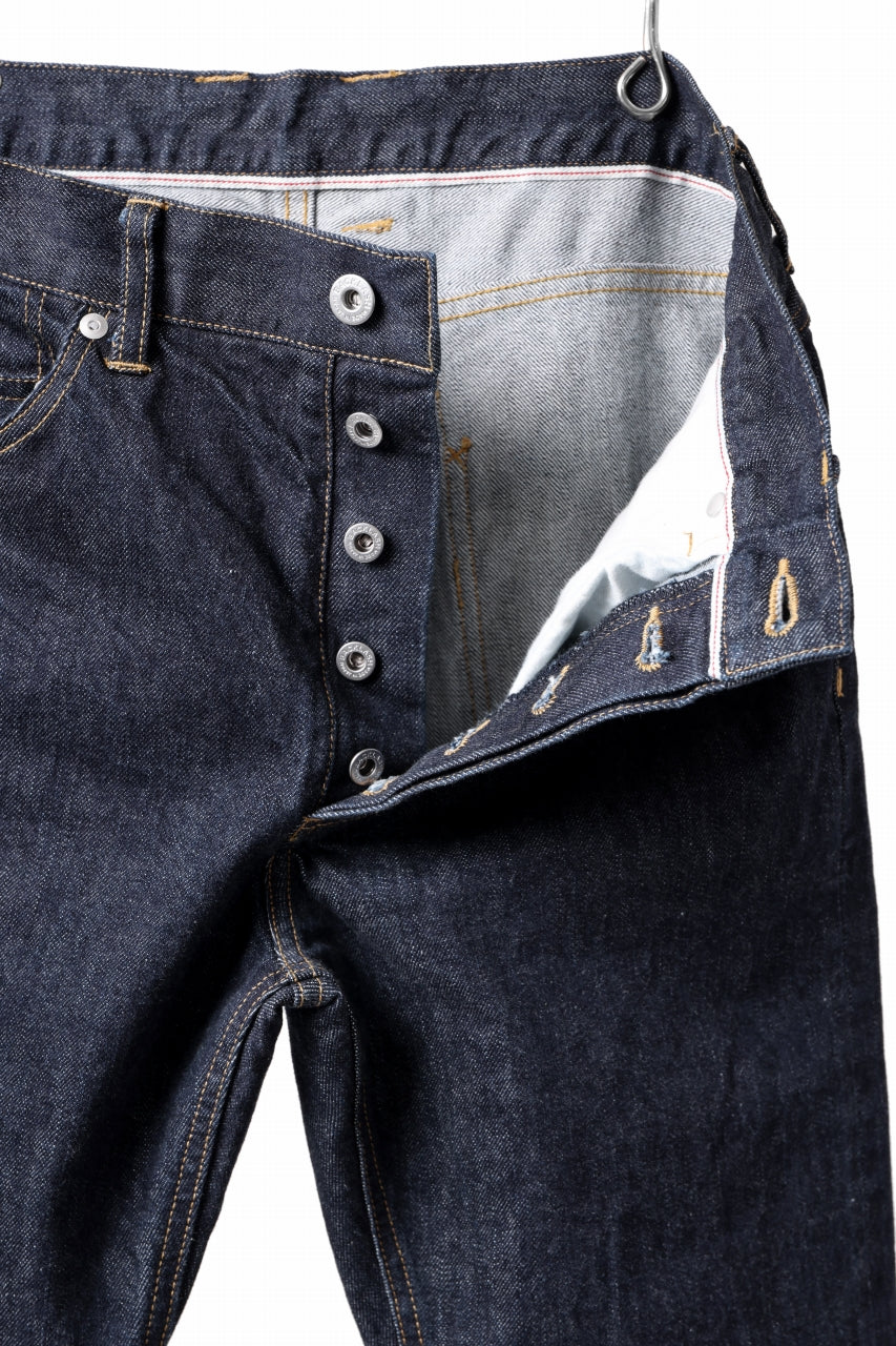 ISAMU KATAYAMA BACKLASH THE DENIM SELVEDGE DENIM STRAIGHT PANTS (INDIGO / ONE WASH) - Image 12