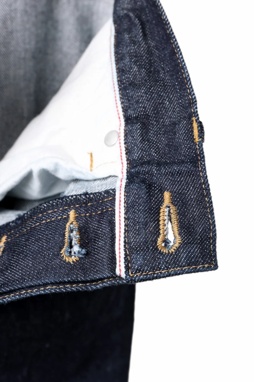 ISAMU KATAYAMA BACKLASH THE DENIM SELVEDGE DENIM STRAIGHT PANTS (INDIGO / ONE WASH) - Image 13