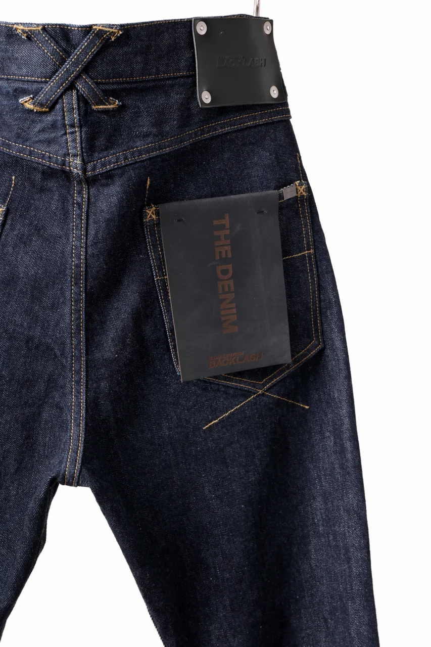 ISAMU KATAYAMA BACKLASH THE DENIM SELVEDGE DENIM STRAIGHT PANTS (INDIGO / ONE WASH) - Image 14