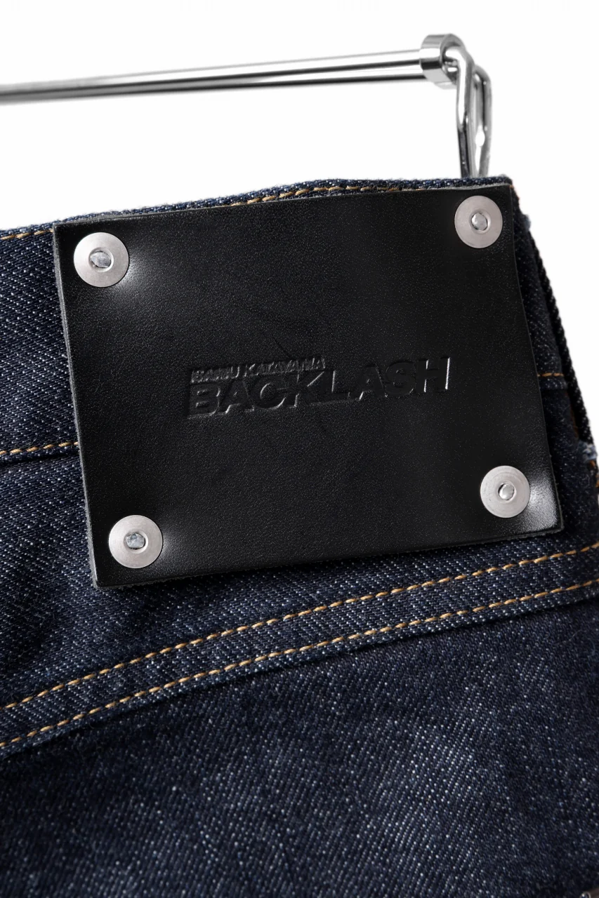 ISAMU KATAYAMA BACKLASH THE DENIM SELVEDGE DENIM STRAIGHT PANTS (INDIGO / ONE WASH) - Image 17
