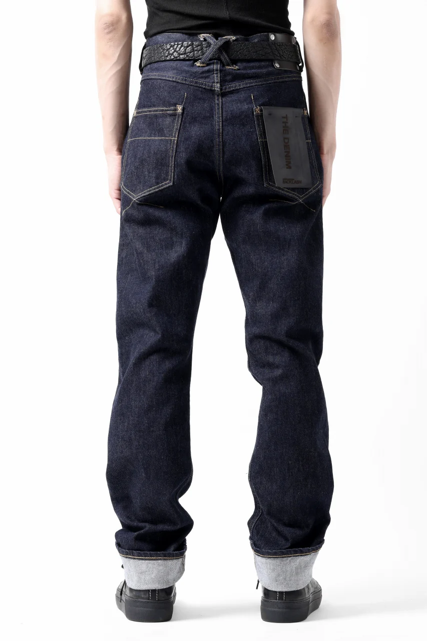 ISAMU KATAYAMA BACKLASH THE DENIM SELVEDGE DENIM STRAIGHT PANTS (INDIGO / ONE WASH) - Image 19