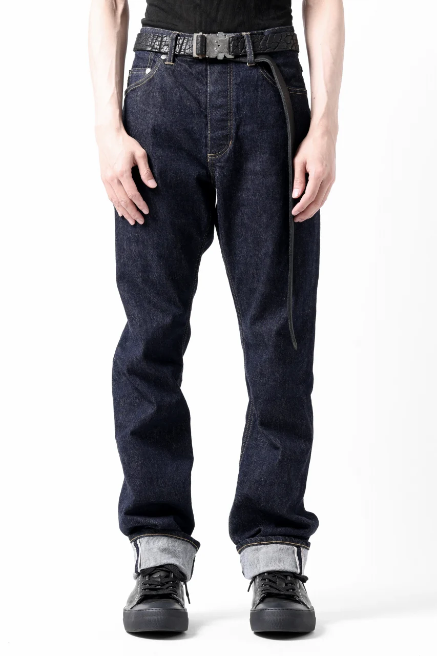 ISAMU KATAYAMA BACKLASH THE DENIM SELVEDGE DENIM STRAIGHT PANTS (INDIGO / ONE WASH) - Image 2