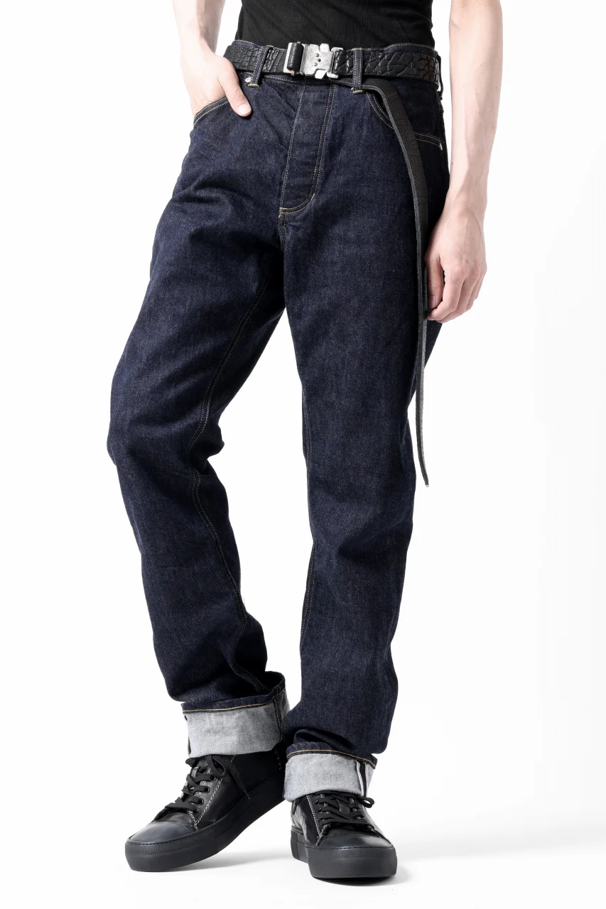 ISAMU KATAYAMA BACKLASH THE DENIM SELVEDGE DENIM STRAIGHT PANTS (INDIGO / ONE WASH) - Image 20