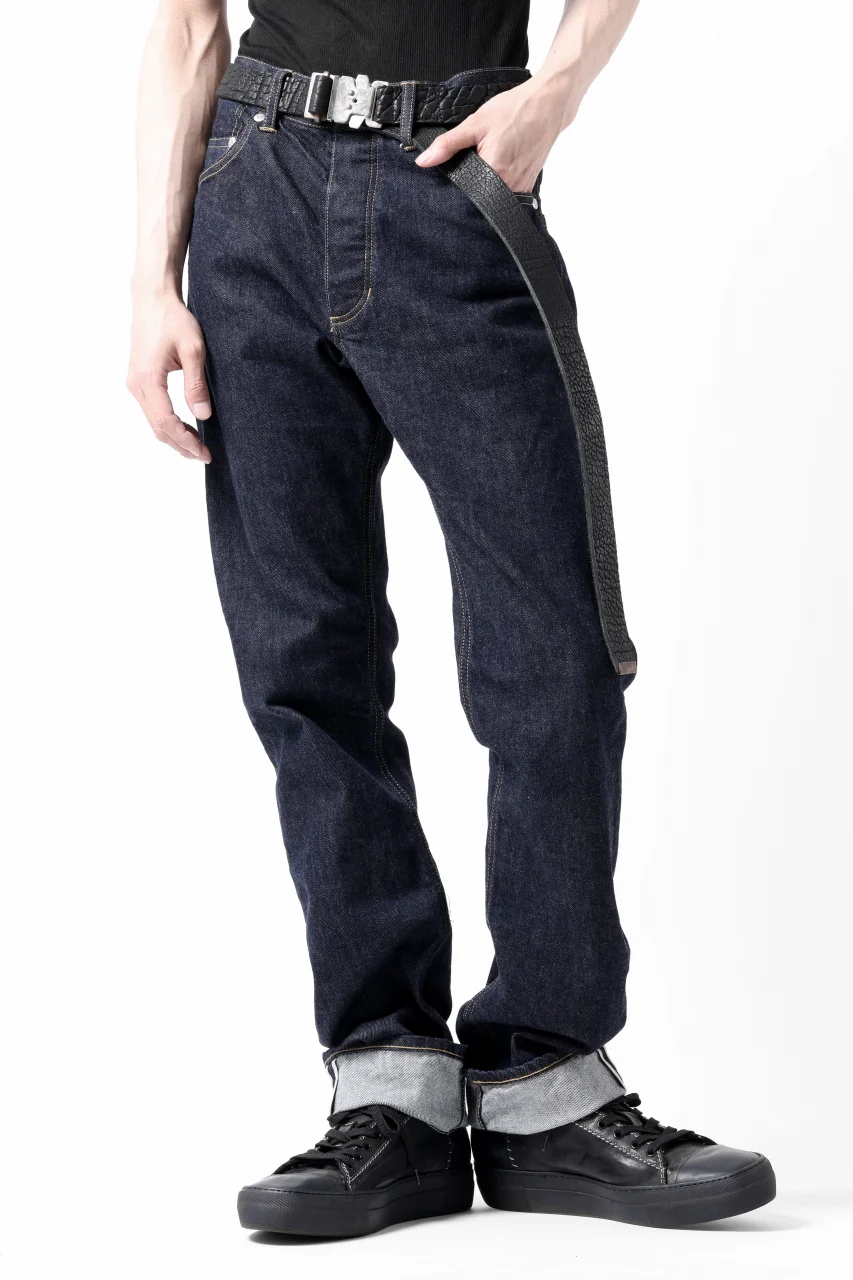 ISAMU KATAYAMA BACKLASH THE DENIM SELVEDGE DENIM STRAIGHT PANTS (INDIGO / ONE WASH) - Image 21