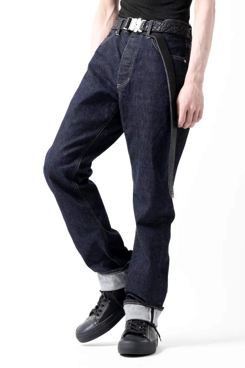 ISAMU KATAYAMA BACKLASH THE DENIM SELVEDGE DENIM STRAIGHT PANTS (INDIGO / ONE WASH) - Image 23