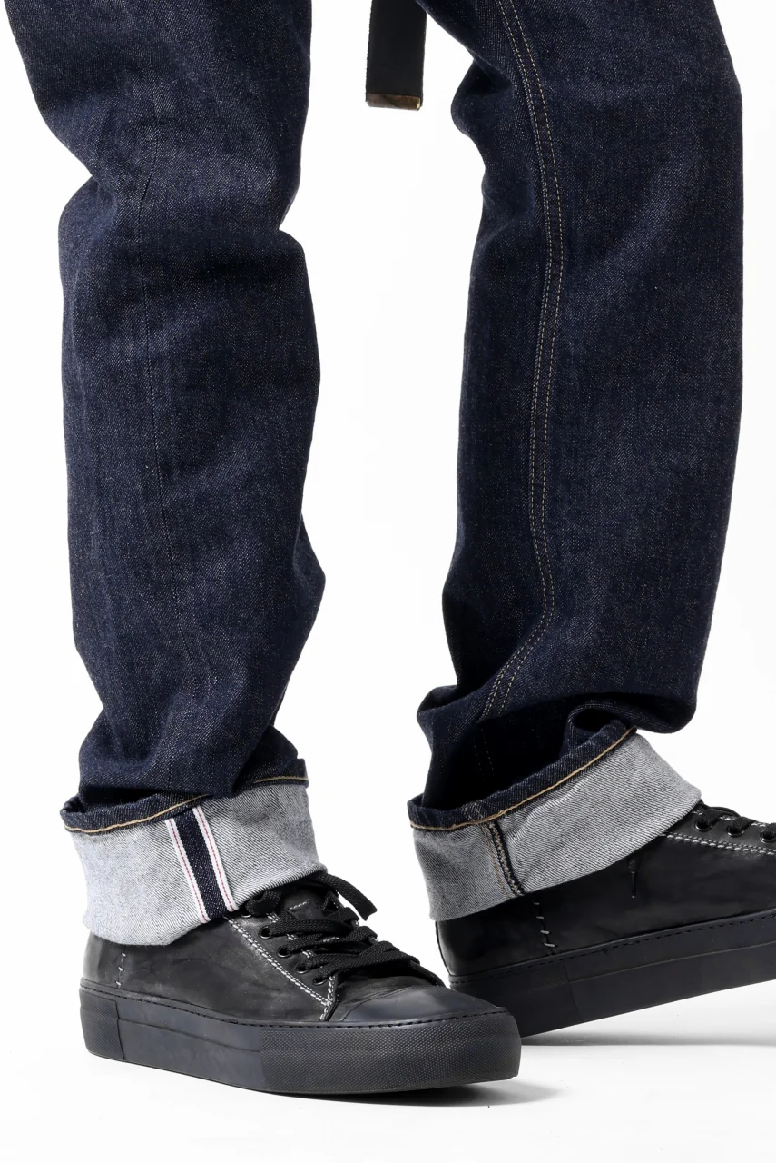 ISAMU KATAYAMA BACKLASH THE DENIM SELVEDGE DENIM STRAIGHT PANTS (INDIGO / ONE WASH) - Image 30