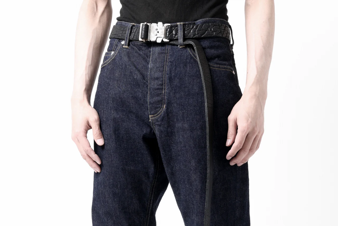 ISAMU KATAYAMA BACKLASH THE DENIM SELVEDGE DENIM STRAIGHT PANTS (INDIGO / ONE WASH) - Image 34