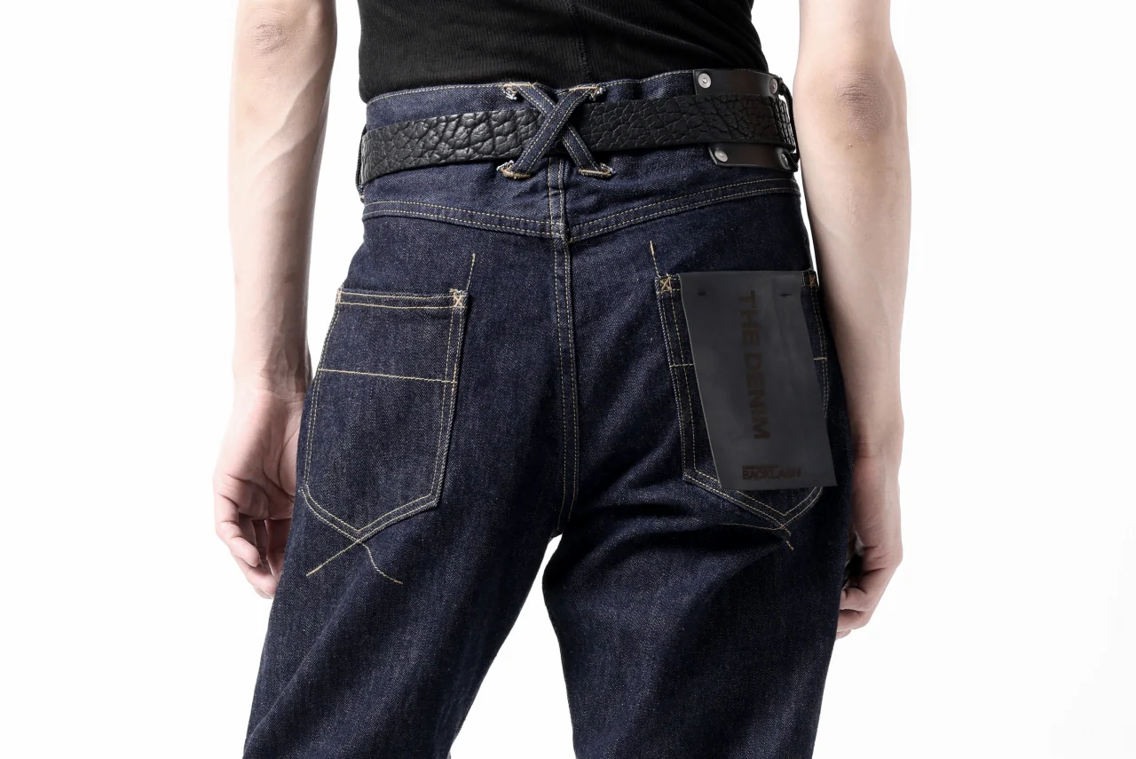 ISAMU KATAYAMA BACKLASH THE DENIM SELVEDGE DENIM STRAIGHT PANTS (INDIGO / ONE WASH) - Image 36