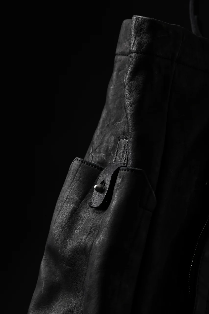 ISAMU KATAYAMA BACKLASH TOTE BAG / DOUBLE-SHOULDER OBJECT DYED (BLACK) - Image 54