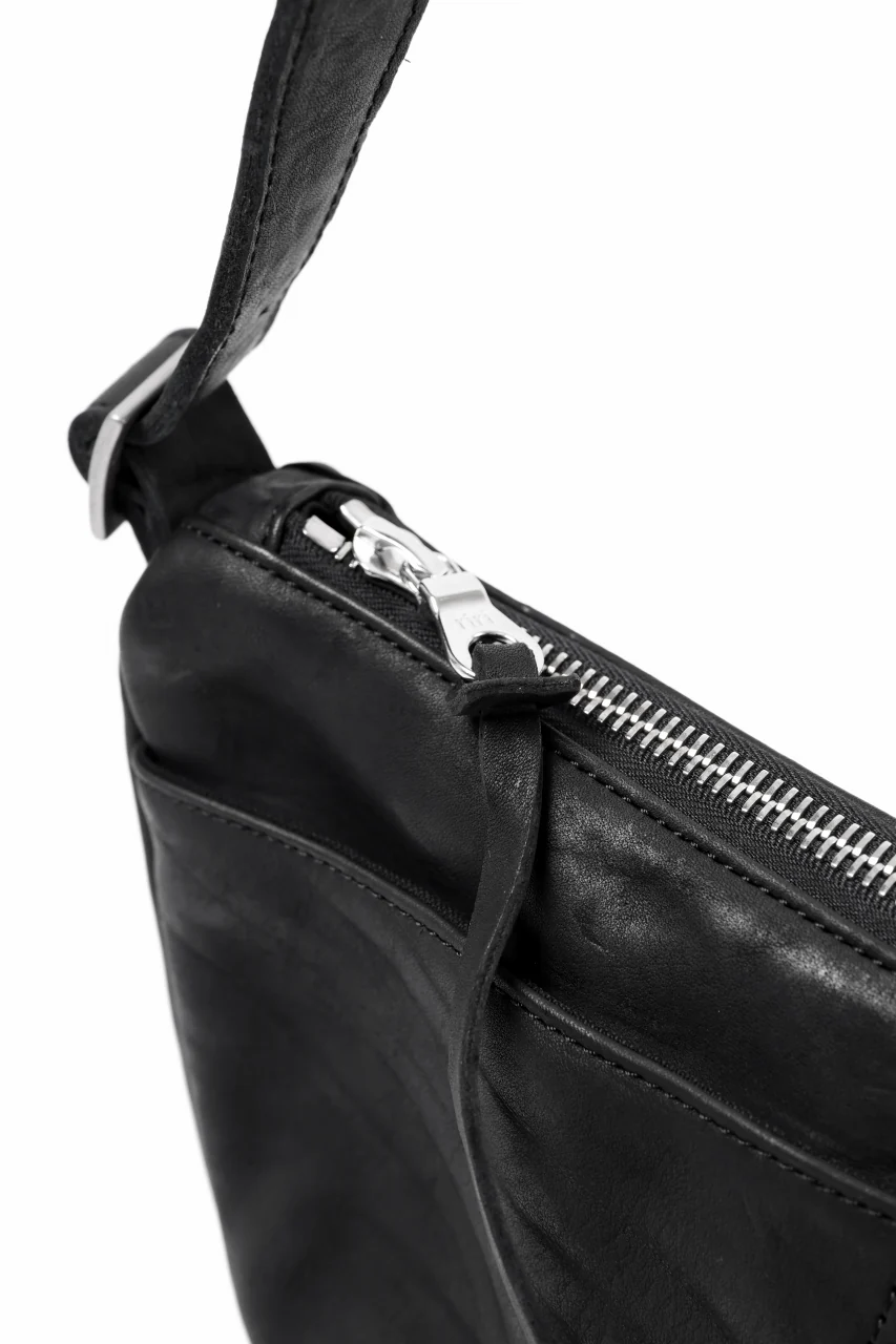 ISAMU KATAYAMA BACKLASH UTILITY BAG / DOUBLE-SHOULDER OBJECT DYED (BLACK) - Image 12