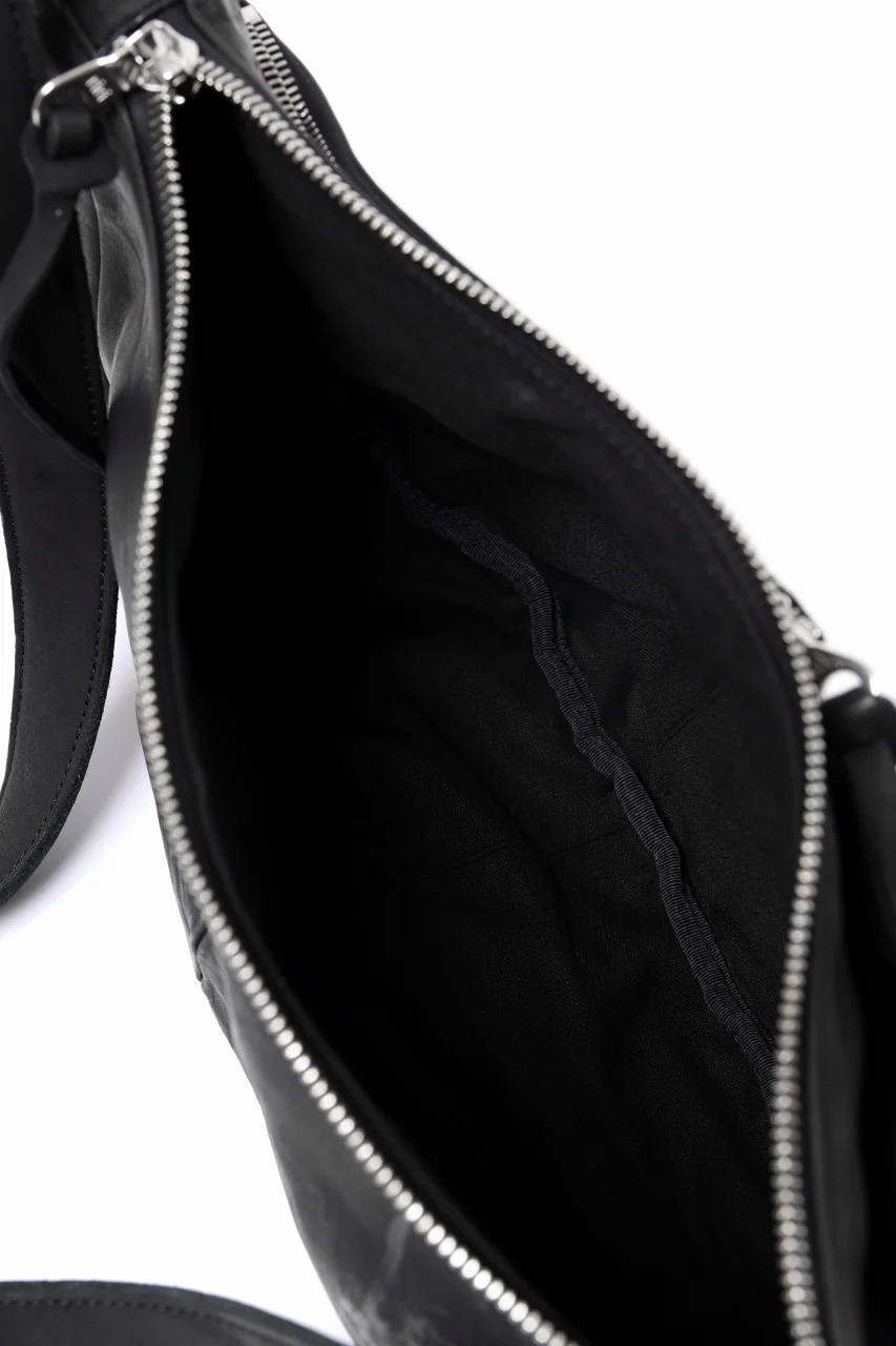 ISAMU KATAYAMA BACKLASH UTILITY BAG / DOUBLE-SHOULDER OBJECT DYED (BLACK) - Image 20