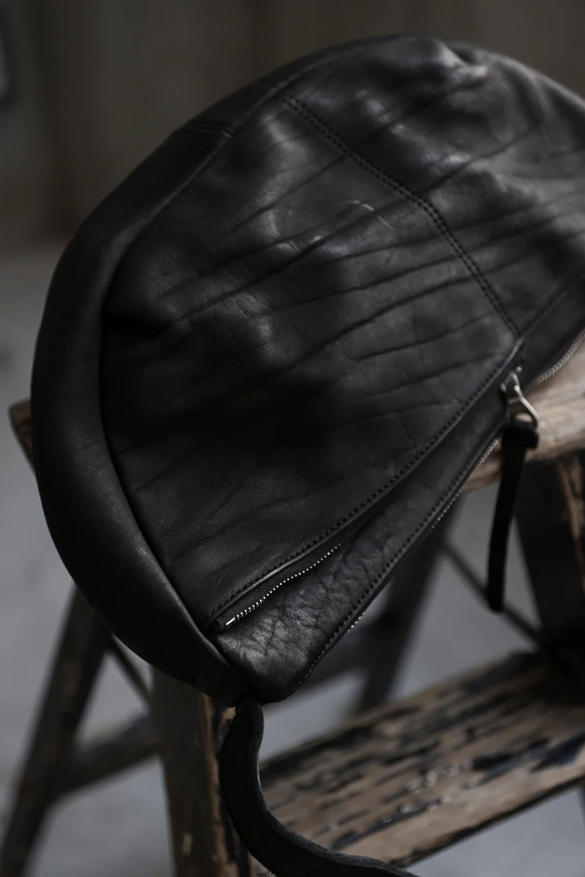ISAMU KATAYAMA BACKLASH UTILITY BAG / DOUBLE-SHOULDER OBJECT DYED (BLACK) - Image 27