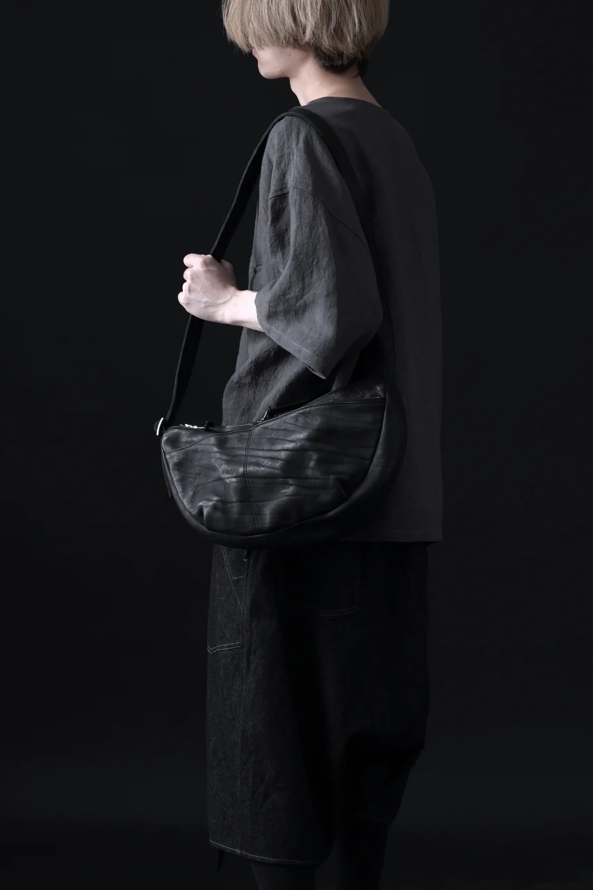 ISAMU KATAYAMA BACKLASH UTILITY BAG / DOUBLE-SHOULDER OBJECT DYED (BLACK) - Image 32