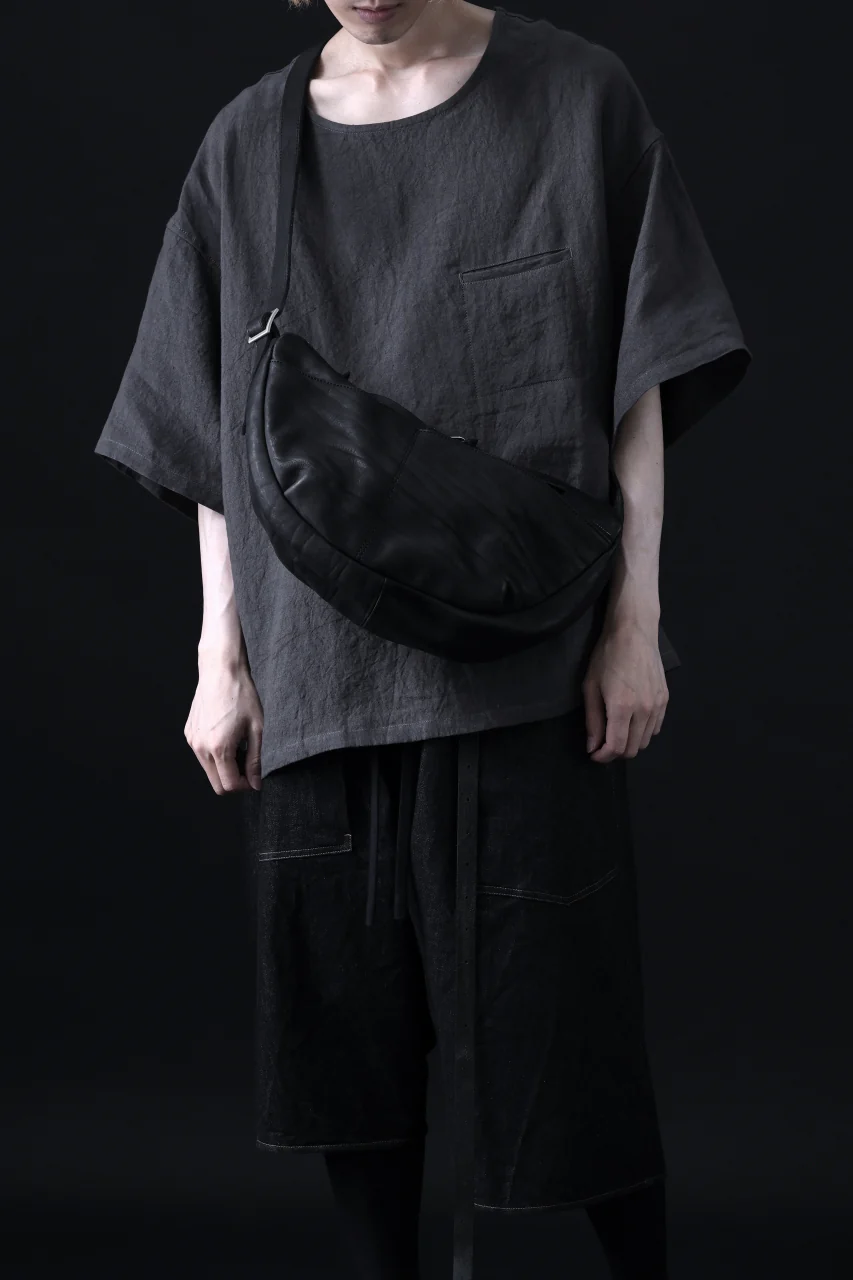 ISAMU KATAYAMA BACKLASH UTILITY BAG / DOUBLE-SHOULDER OBJECT DYED (BLACK) - Image 33