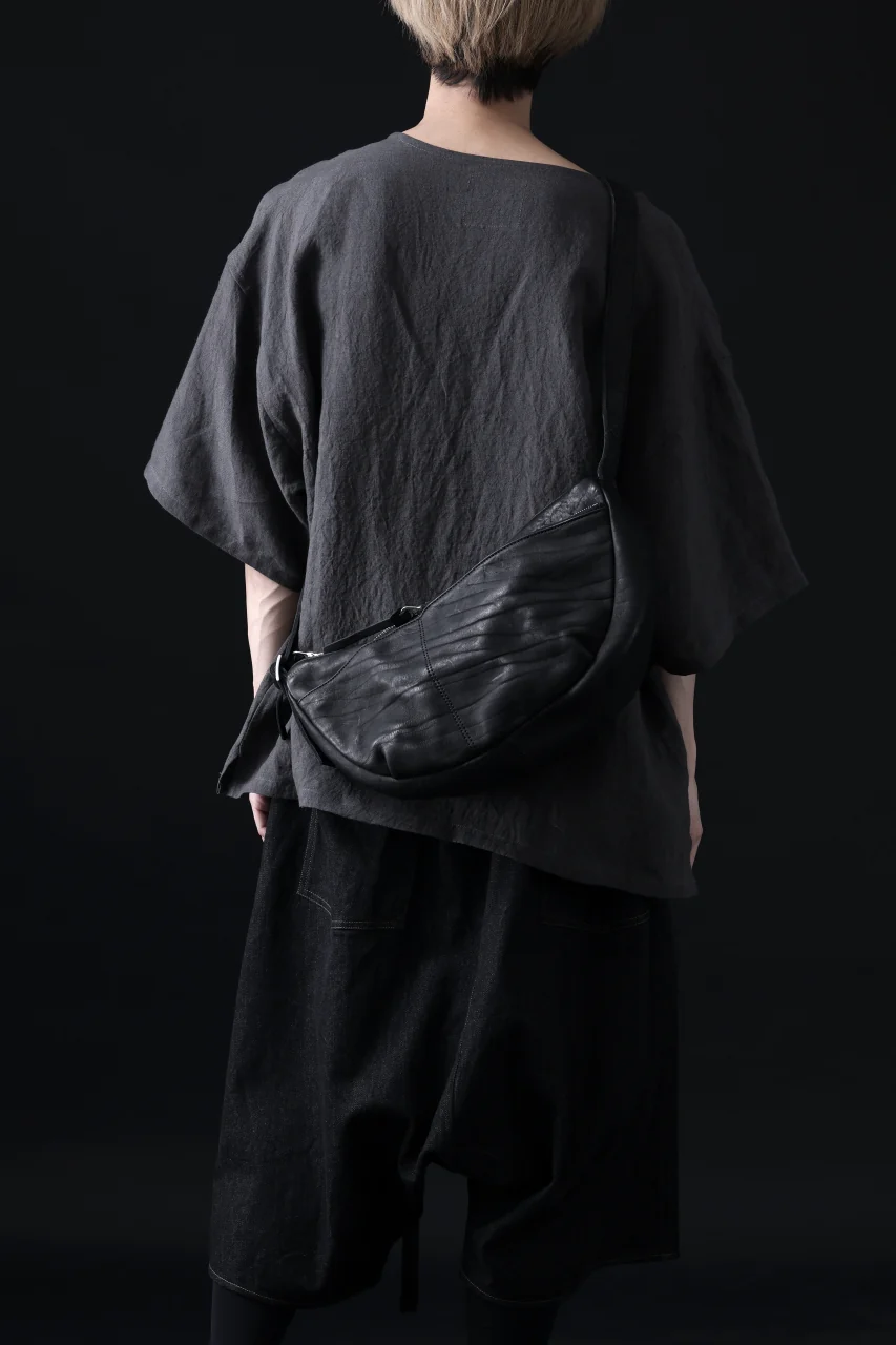 ISAMU KATAYAMA BACKLASH UTILITY BAG / DOUBLE-SHOULDER OBJECT DYED (BLACK) - Image 36