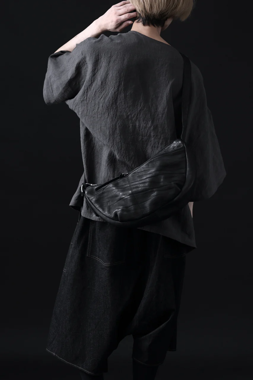 ISAMU KATAYAMA BACKLASH UTILITY BAG / DOUBLE-SHOULDER OBJECT DYED (BLACK) - Image 38